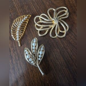 Vintage Gold Brooches